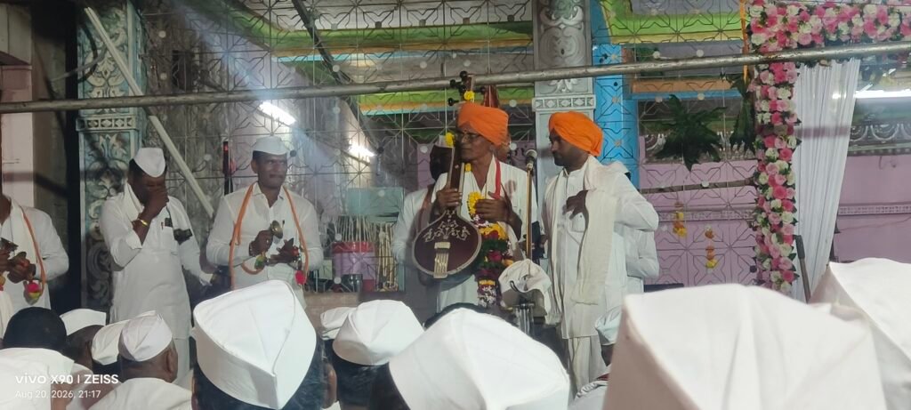 संताचिये पायी हा माझा विश्वास; हरिनाम सप्ताहात कृष्णा महाराज चव्हाण यांचे विवेचन